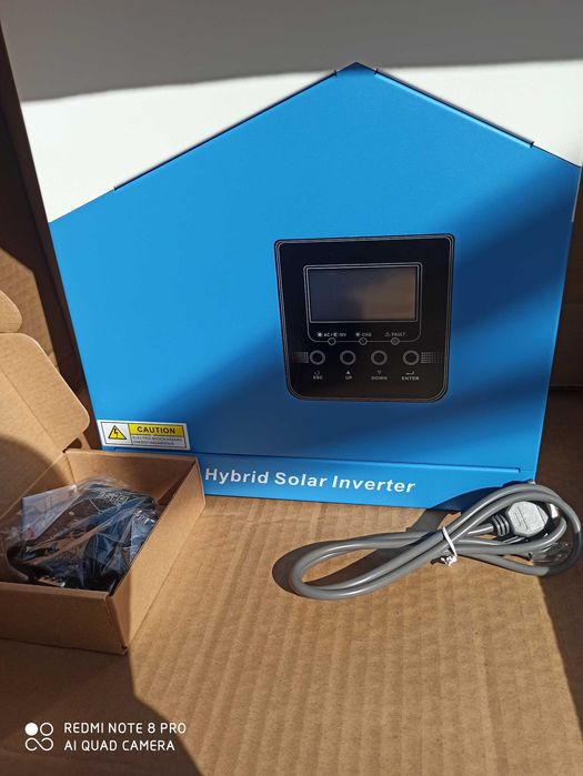 Inwerter WiFi SMH 3,2 Hybrydowy 55- 450V, MPPT 80A, Aku-24V Off-Grid