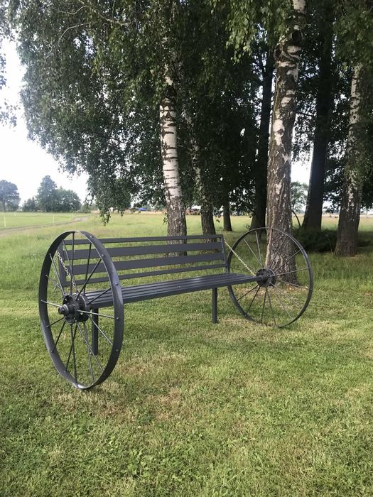 Ławka ogrodowa metalowa