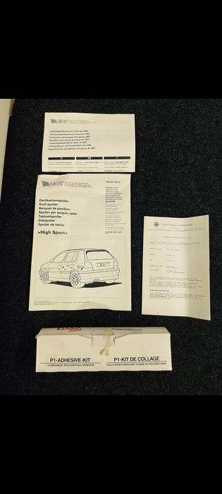 Spoiler Votex Golf MK3