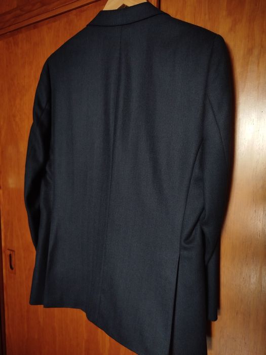 Sport coat de lã azul, 46