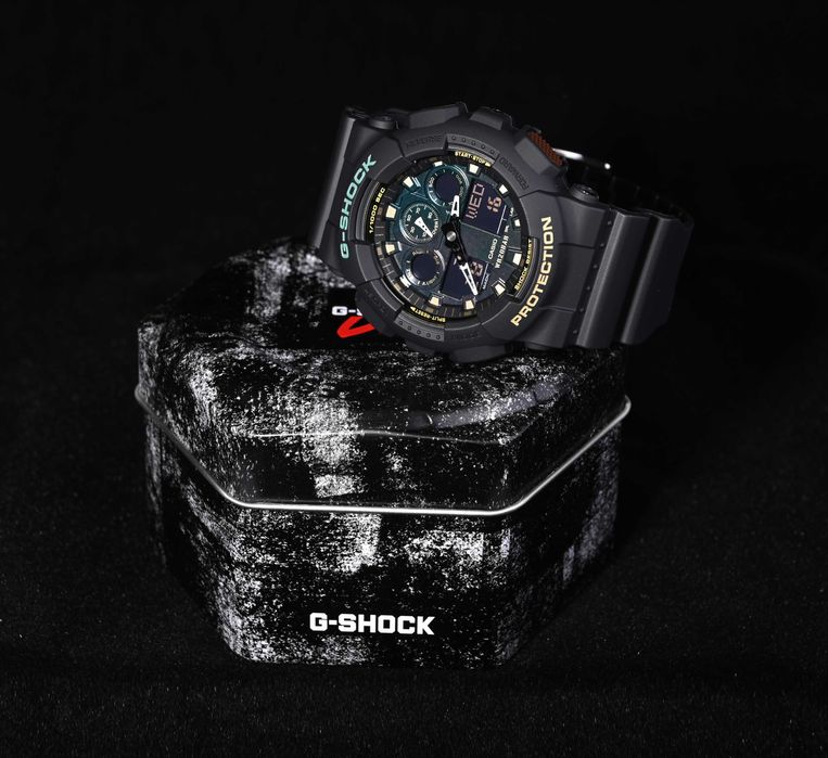 Годинник ударостійкий Casio G-Shock GA-100RC-1A новий оригінал