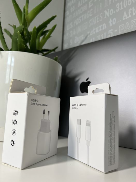 Ładowarka iPhone Kabel Lightning Usb C 1 metr