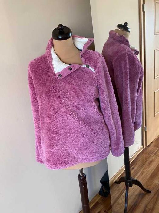 Tayberry wlochata bluza golf cieply roz fiolet teddy s m