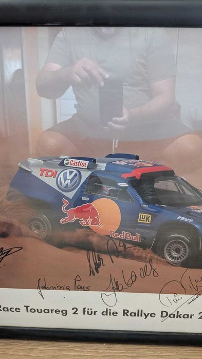 Quadro celebra a equipa oficial da Volkswagen no Lisboa-Dakar 2006
