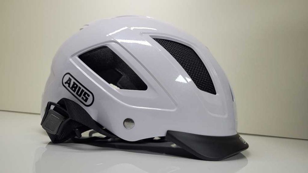 kask rowerowy ABUS HYBAN 2.0 Polar White rozmiar M 52-58cm