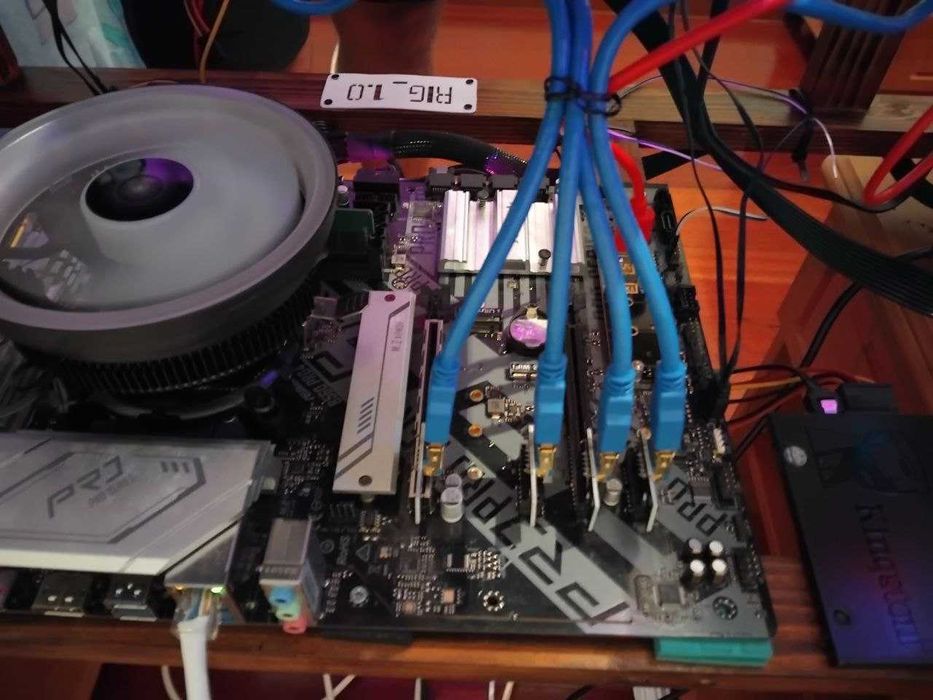 Mining Rig | 5x RTX 3080 Ti 12GB GYGABITE Non-LHR – Excelente Estado