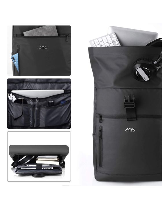 Rolltop Plecak rowerowy,męski plecak szkolny