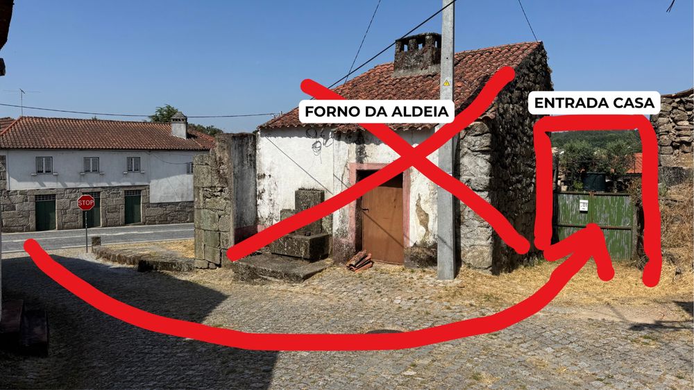 Moradia para recuperar com terreno