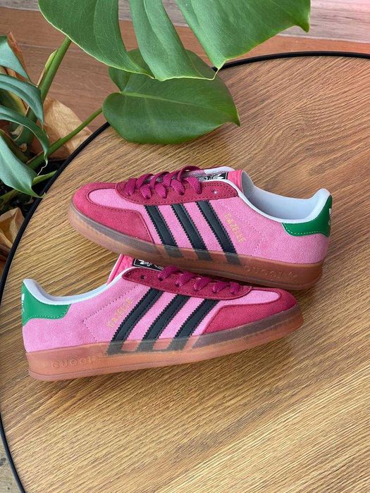 ЗНИЖКА! 36(22,5 см) Adidas Gazelle Pink рожеві адідас газелі гучі кеди
