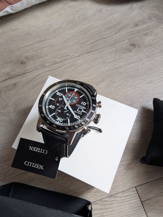 Хронограф Citizen Brycen CA0649-14E Eco drive WR100  44mm оригінал новий