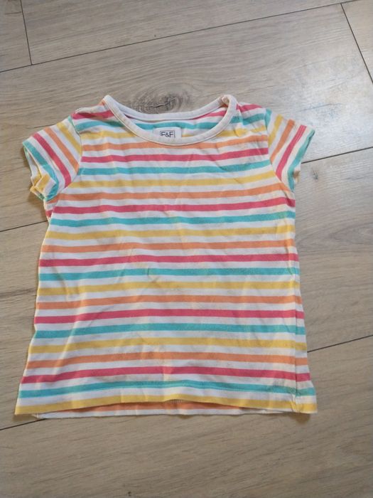 Koszulka bluzka t-shirt dla dziewczynki rozm 92 marka F&F