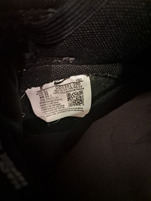 Nike dunk low panda 41