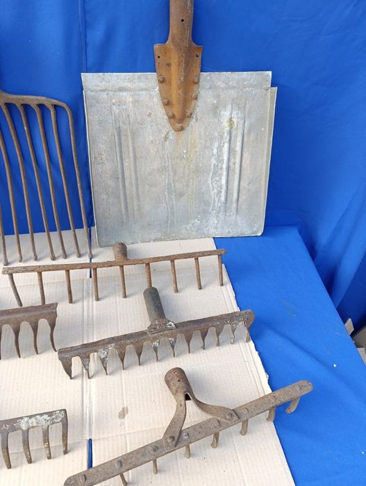 Садовый инструмент для огорода сада лопата вила грабли тяпка