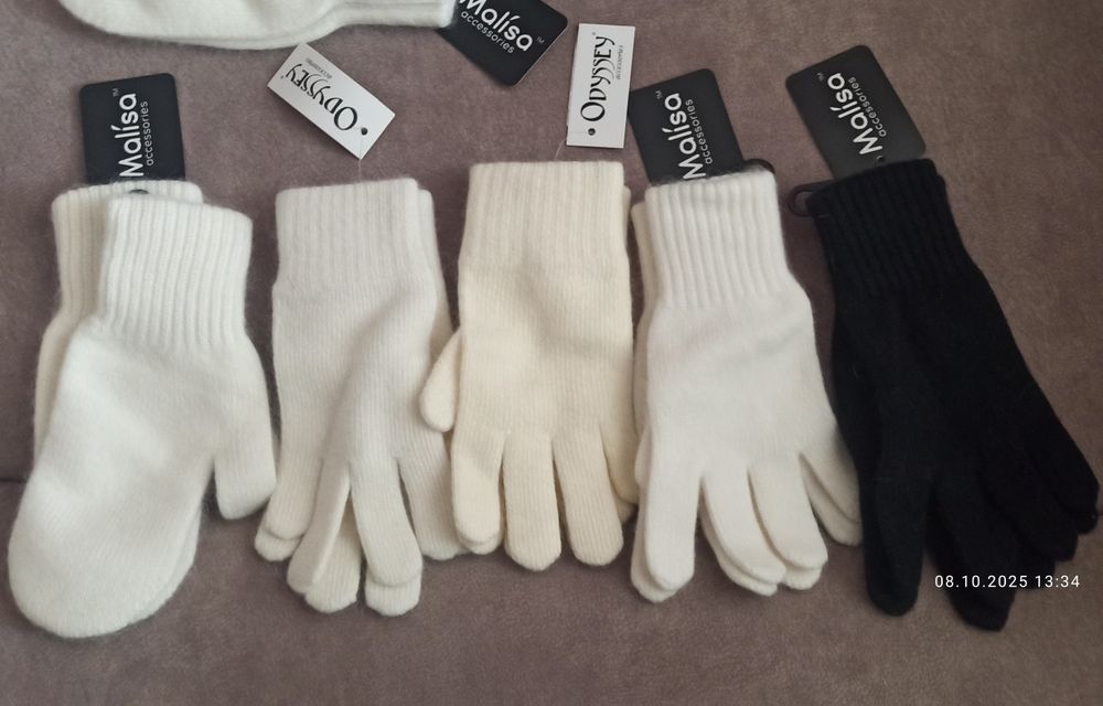 Мітенки рукавиці ангорові. Розпродаж залишків