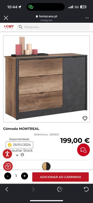 Vendo comoda Montreal