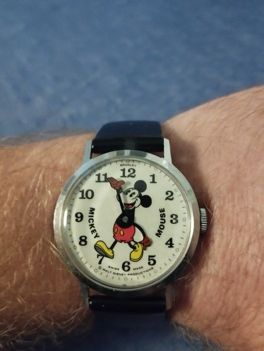 2 Sztuki Zegarek Walt Disney Myszka Miki Bradley Oryginalny