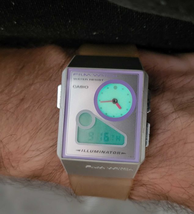 Casio FS-04 Film Watch – wyjątkowy ana-digi vintage z lat 80