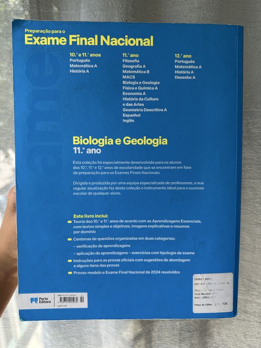 Biologia e Geologia – Preparação para Exame + Cadernos de Exercícios 10° e 11.º Ano