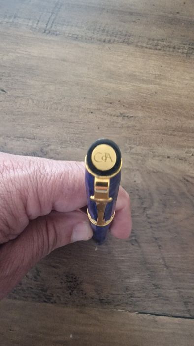 Caran d'ache Equinoxe azul mármore