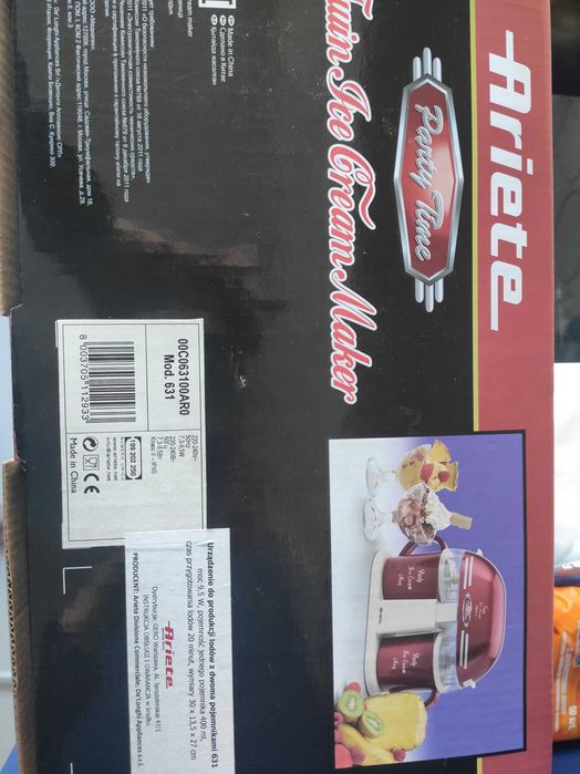 Maszyna do robienia lodów ariete