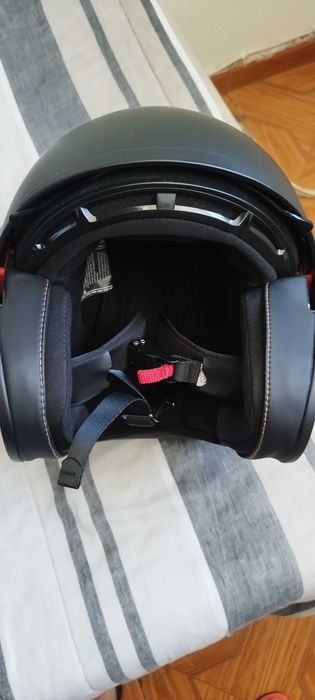 Capacete LS2 aberto estilo piloto de avião