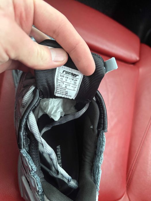 (ОПЛАТА ПІСЛЯ ОГЛЯДУ)Balenciaga Runner Grey Баленсіага Ранери Сірі