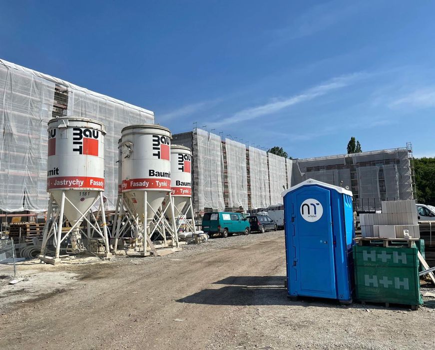 Toaleta przenośna wynajem toalety toalet kabina wc na budowę imprezę