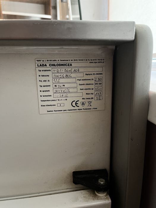 Lada chlodnicza  szafa chlodnicza Rapa