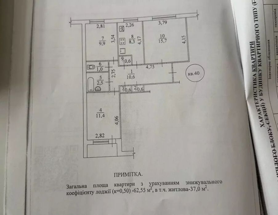 ПРОДАЄТЬСЯ 3-х кімнатна квартира, вул. Кропивницького