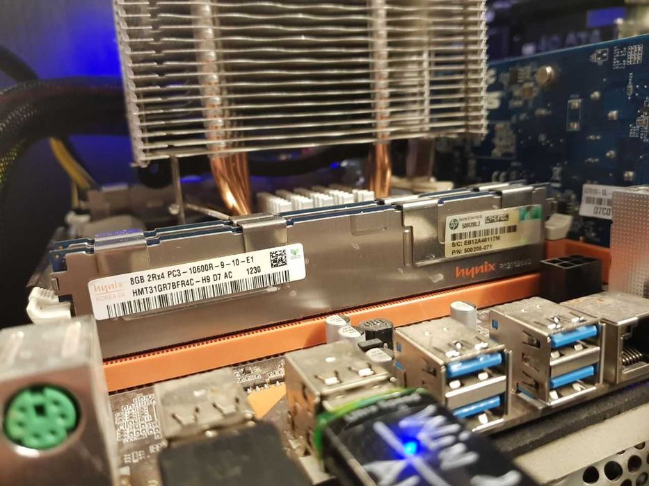 Материнська плата + XEON E5-2678 V3 (12ядер 24потоки) + 32GB