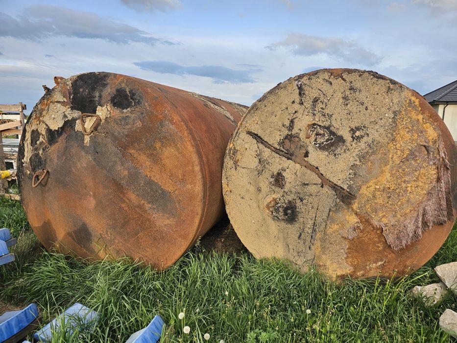 Zbiorniki stalowe 25 000 l – 2 sztuki