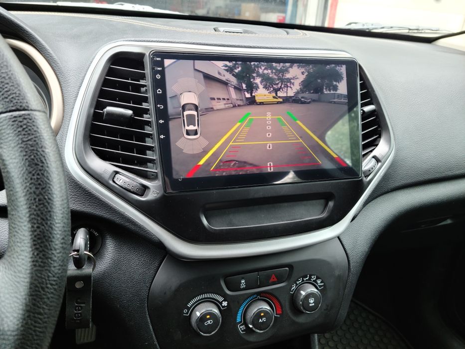 Штатна магнітола  6/128GB 360° для Jeep Cherokee QLED CarPlay