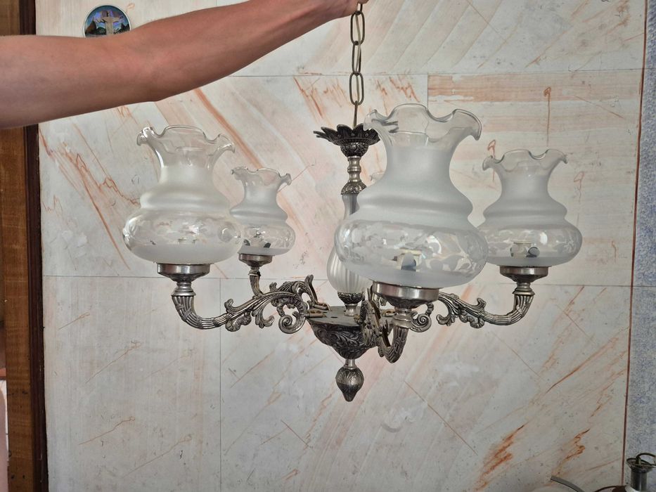 Candeeiro antigo / rustico para sala ou quarto