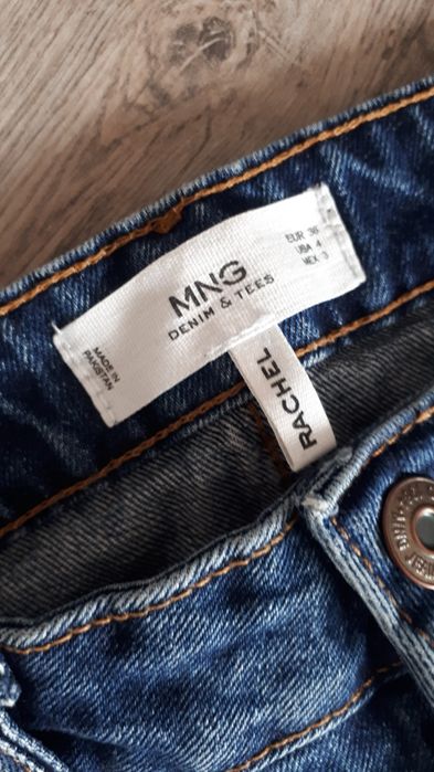 Jeansy z dziurami Mango Rachel 36/38