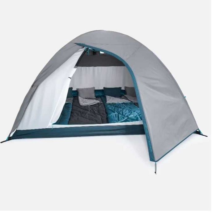 Tenda campismo + colchões e bomba