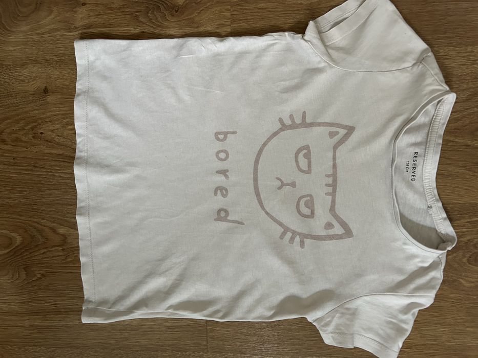 Koszulka T-Shirt dla Dziewczynki Reserved Rozmiar 128