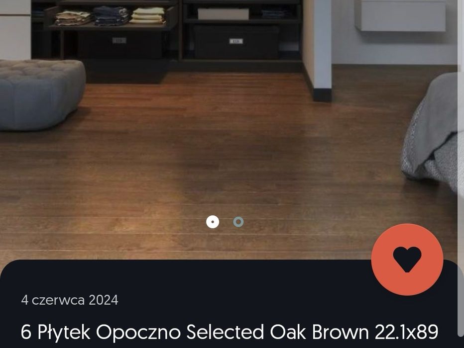 Plytki opoczno Selected Oak Brown  brąz brązowe ciemne