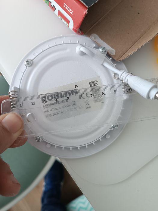 Luzes led encastrar 12 e 6w
