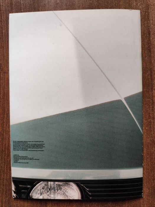 Prospekt BMW 524 TD 1983