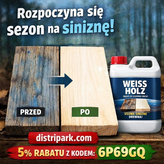 Weiss Holz 5 kg Super preparat do usuwania sinizny lub barwicy drewna