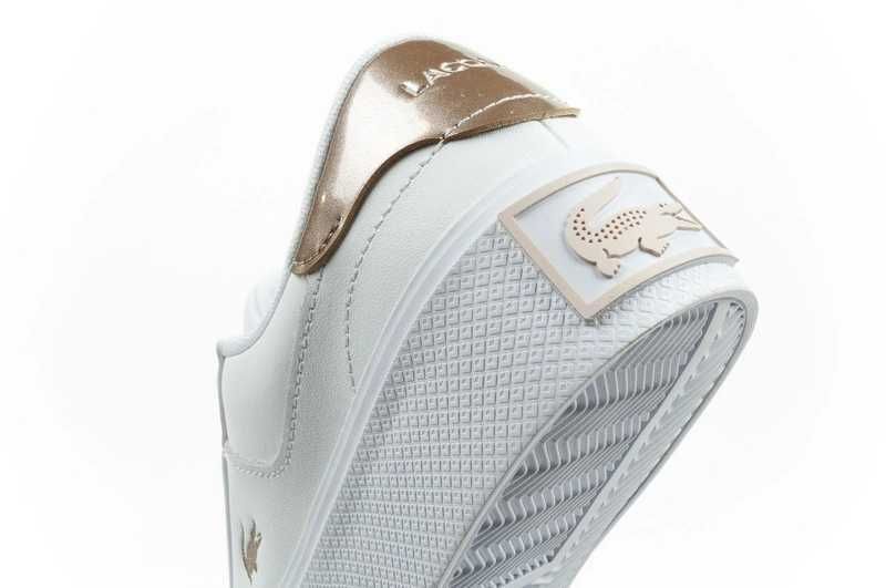 Lacoste buty sportowe trampki damskie Ziane Platform 126 białe modne