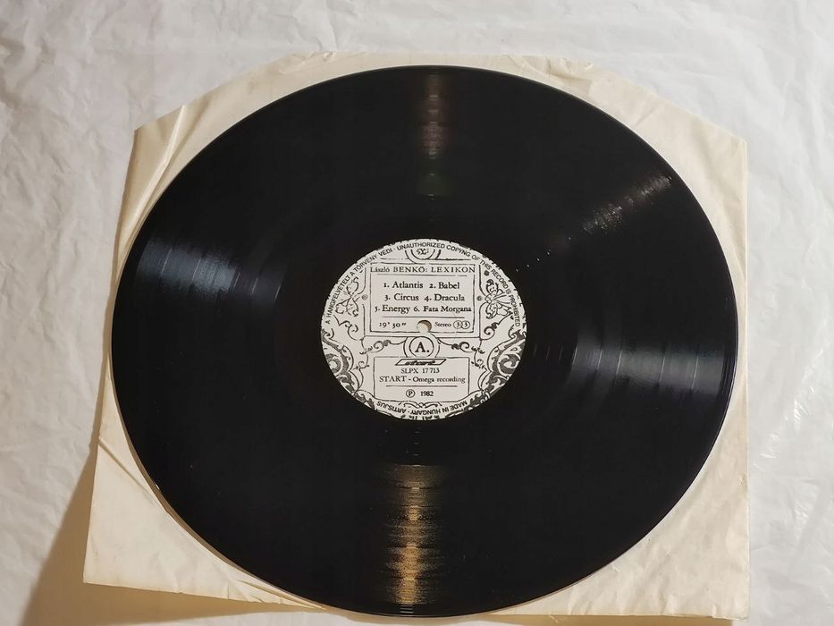 Lászlo Benko(Omega) - Lexikon. Export . 1982. LP. Vg