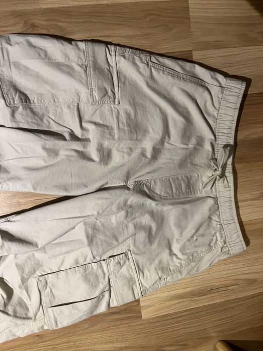 SPODNIE CARGO Relaxed Fit Beżowe