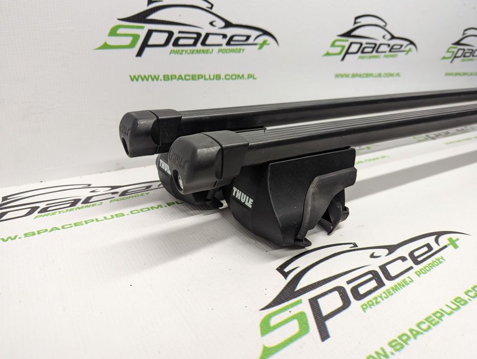 Bagażnik dachowy Thule: belki 761 + Stopy 755 Na otwarte relingi