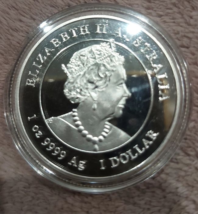 Набір монет серії "Східний календар"в дерев'яному футлярі 1$ Австралія