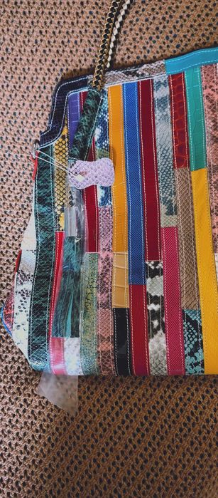 Летняя сумка, кожа