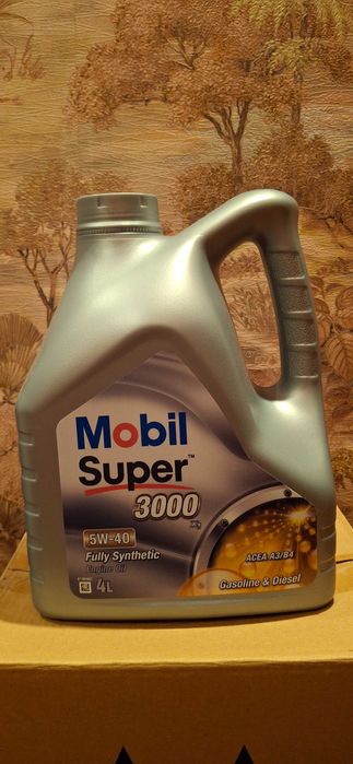Масло Mobil Super 3000 X1 5W40 (4 л / 1 л)