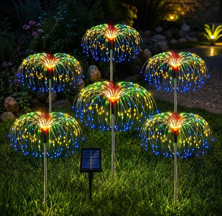 Lampy solarne 6 sztuk