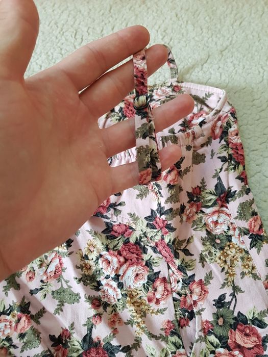 Платье с цветами