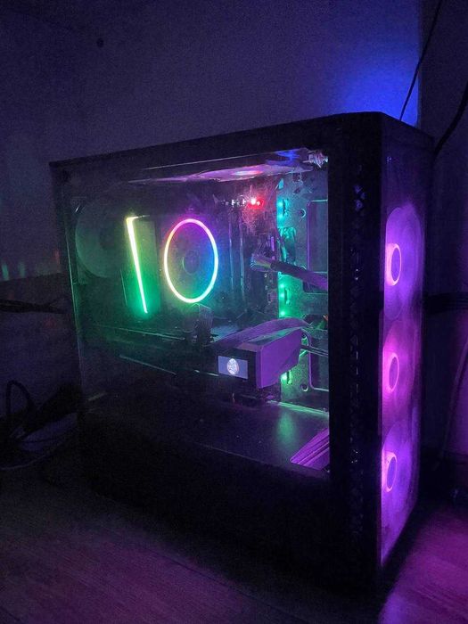 ИГРОВОЙ ПК ! RTX 3060 TI + Intel 7 9700 32GB RAM 1ТБ HDD 512Gb SSD